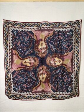 Rare Vintage Metropolitan Museum of Art Silk Scarf